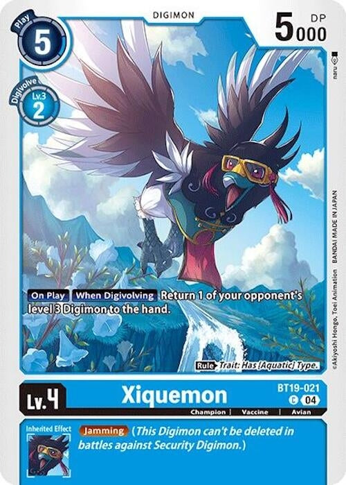 Image for Xiquemon (BT19-021 C) - Digimon Card Game