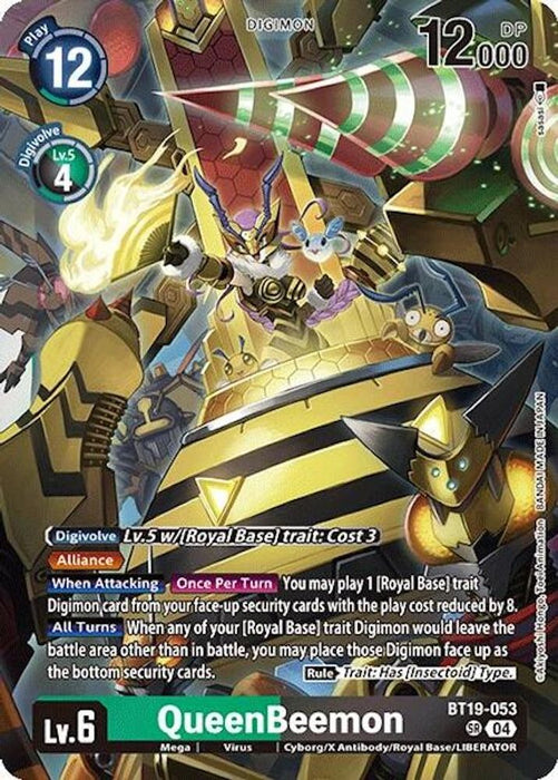 QueenBeemon (#BT19-053 SR) (Release Special Booster 2.0) Near Mint Foil