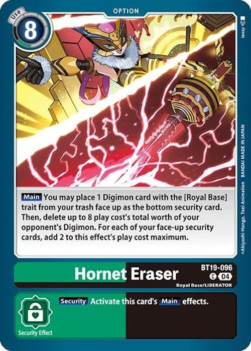 Image for Hornet Eraser (BT19-096 C) - Digimon Card Game