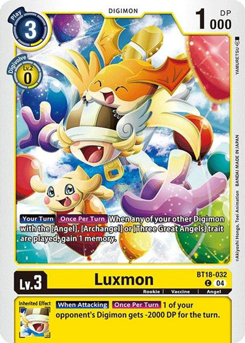 Luxmon (#BT18-032 C) (Release Special Booster 2.0) Near Mint