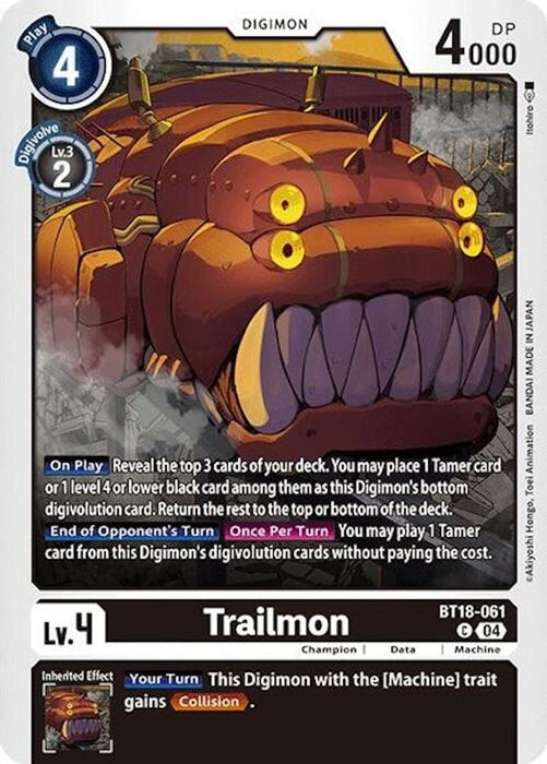 Trailmon (#BT18-061 C) (Release Special Booster 2.0) Near Mint