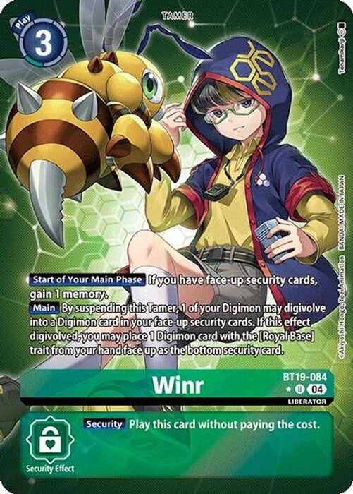 Winr (Alternate Art) (#BT19-084 U) (Release Special Booster 2.0) Near Mint Foil
