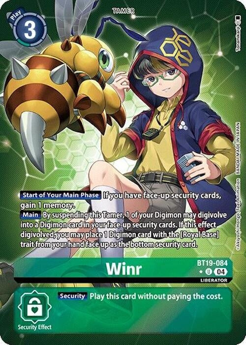 Image for Winr (Alternate Art) (BT19-084 U) - Digimon Card Game