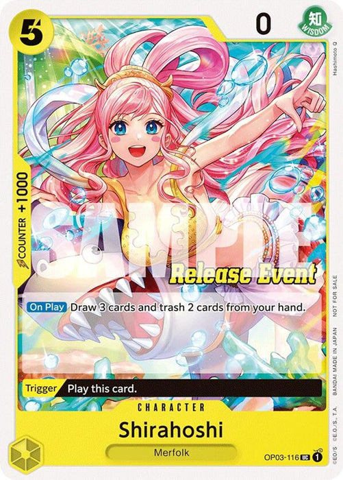 Shirahoshi (ST15 - ST20 Release Event Pack) (#OP03-116) (One Piece Promotion Cards) Near Mint