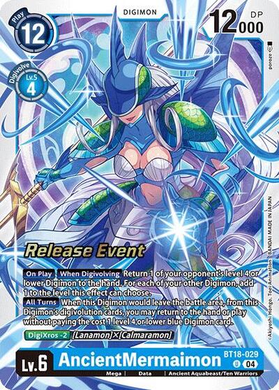 AncientMermaimon (#BT18-029 U) (Release Special Booster 2.0 Celebration Event Cards)