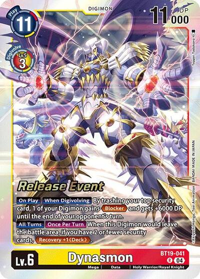 Dynasmon (#BT19-041 R) (Release Special Booster 2.0 Celebration Event Cards)