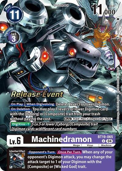 Machinedramon BT19 065 (#BT19-065 U) (Release Special Booster 2.0 Celebration Event Cards)