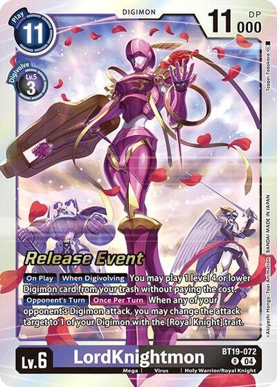 LordKnightmon (#BT19-072 R) (Release Special Booster 2.0 Celebration Event Cards)