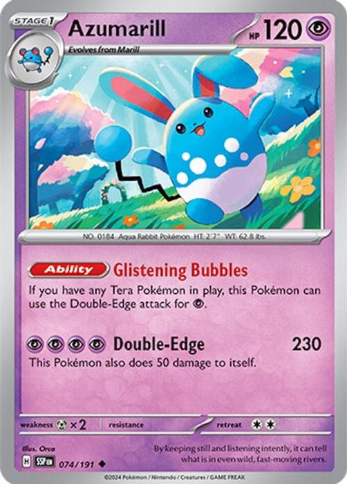 Azumarill (#074/191) (SV08: Surging Sparks)