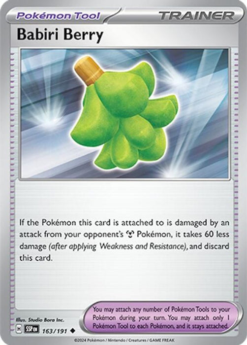 Babiri Berry (#163/191) (SV08: Surging Sparks)