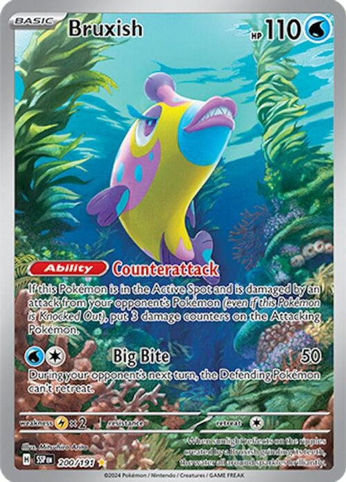 Bruxish 200 191 (#200/191) (SV08: Surging Sparks) Near Mint Holofoil