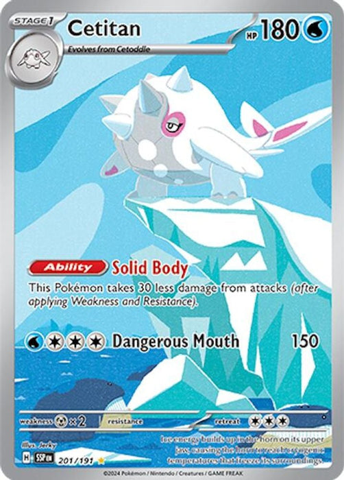 Cetitan 201 191 (#201/191) (SV08: Surging Sparks) Near Mint Holofoil