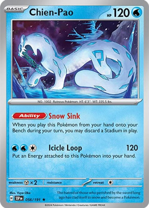 Chien Pao (#056/191) (SV08: Surging Sparks)