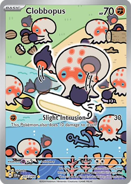 Clobbopus - 207/191 (#207/191) (SV08: Surging Sparks) Near Mint Holofoil