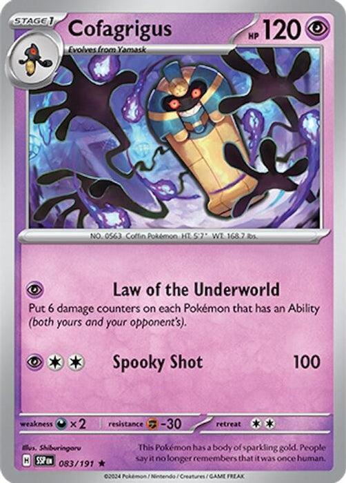 Cofagrigus (#083/191) (SV08: Surging Sparks)