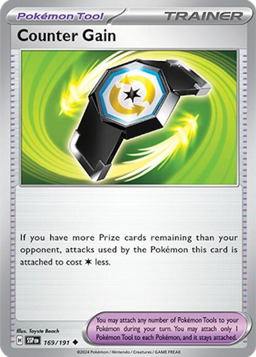 Counter Gain (#169/191) (SV08: Surging Sparks)
