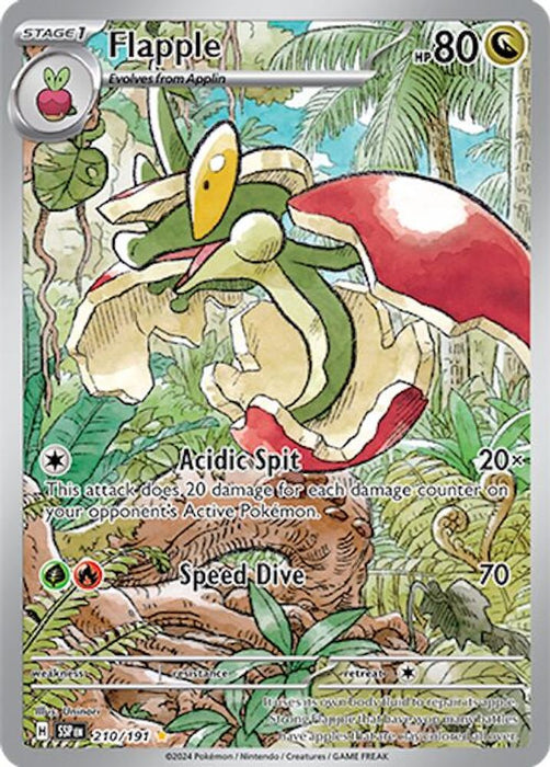 Flapple - 210/191 (#210/191) (SV08: Surging Sparks) Near Mint Holofoil