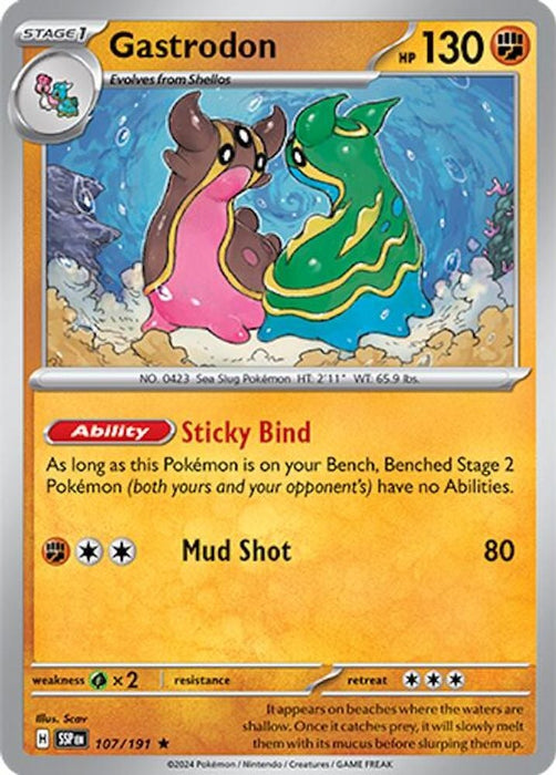 Gastrodon (#107/191) (SV08: Surging Sparks)