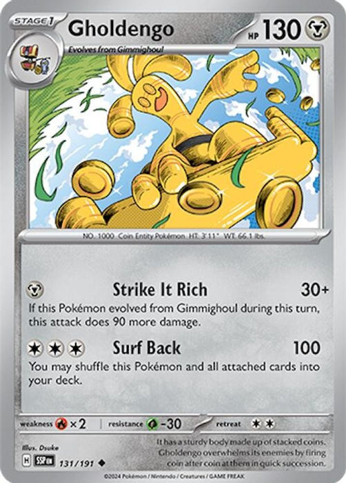 Gholdengo (#131/191) (SV08: Surging Sparks)