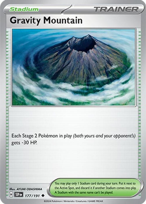 Gravity Mountain (#177/191) (SV08: Surging Sparks)