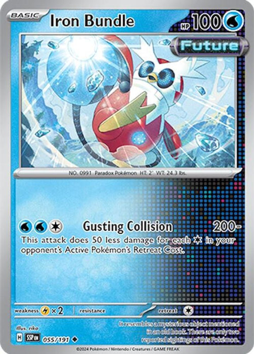 Iron Bundle (#055/191) (SV08: Surging Sparks) Near Mint Reverse Holofoil