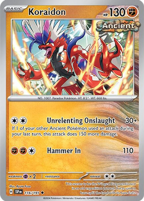 Koraidon (#116/191) (SV08: Surging Sparks)