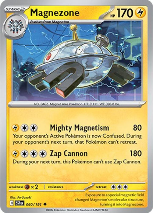 Magnezone (#060/191) (SV08: Surging Sparks) Near Mint Reverse Holofoil