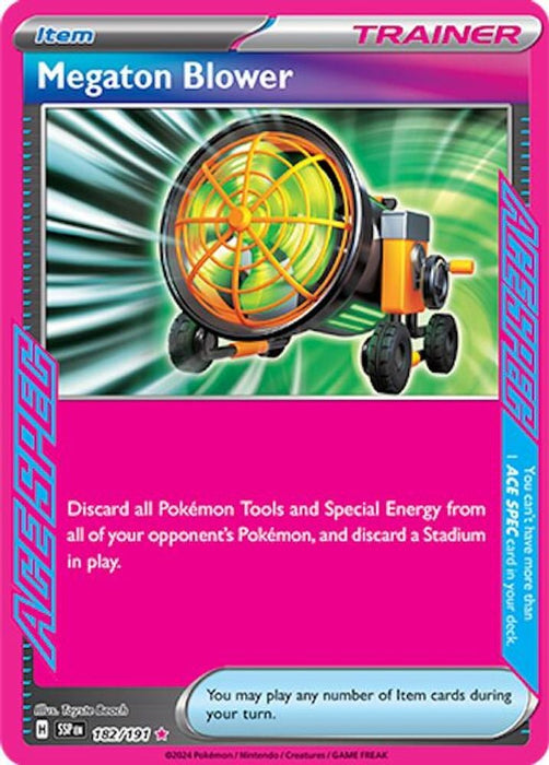 Megaton Blower (#182/191) (SV08: Surging Sparks) Near Mint Holofoil
