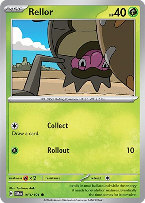 Rellor (#013/191) (SV08: Surging Sparks) Near Mint Reverse Holofoil