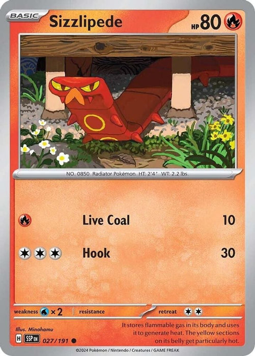 Sizzlipede (#027/191) (SV08: Surging Sparks)