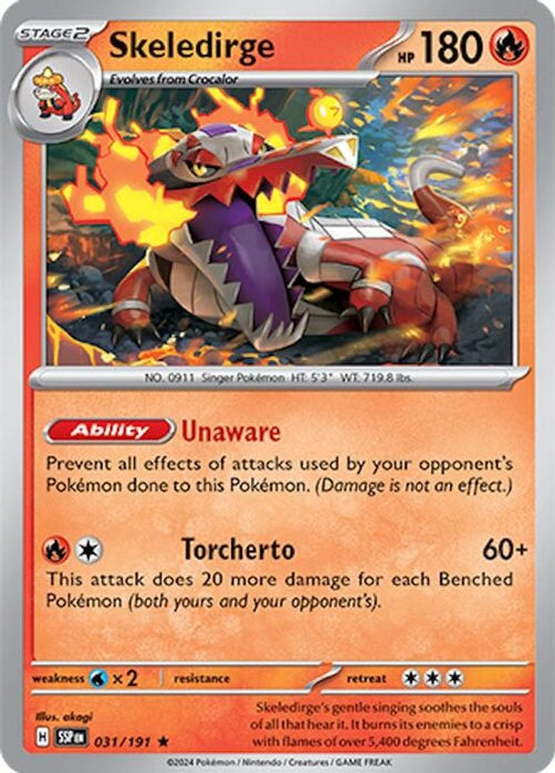 Skeledirge (#031/191) (SV08: Surging Sparks)