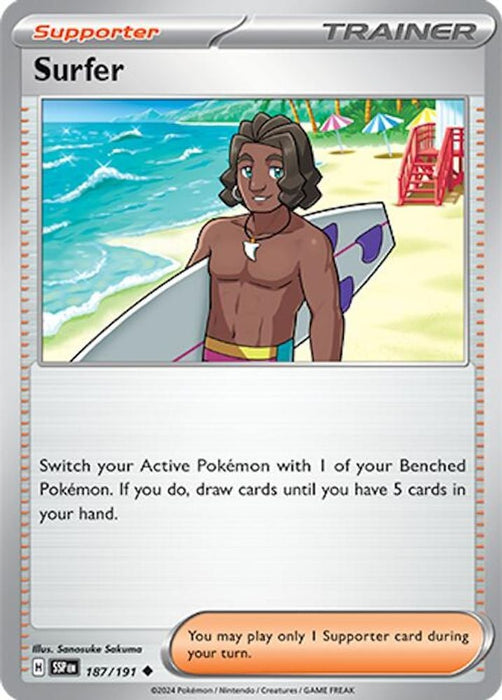 Surfer 187 191 (#187/191) (SV08: Surging Sparks)