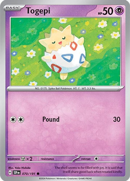 Togepi (#070/191) (SV08: Surging Sparks)
