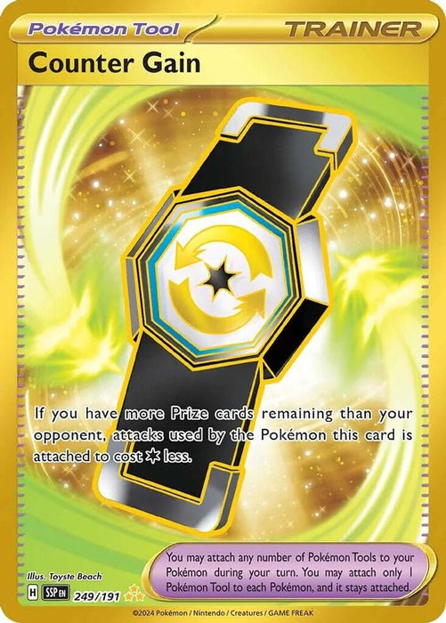 Counter Gain - 249/191 (#249/191) (SV08: Surging Sparks) Near Mint Holofoil