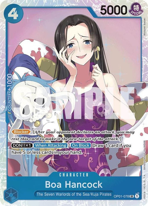 Boa Hancock OP01 078 Reprint (#OP01-078) (Premium Booster -The Best-) Near Mint Foil