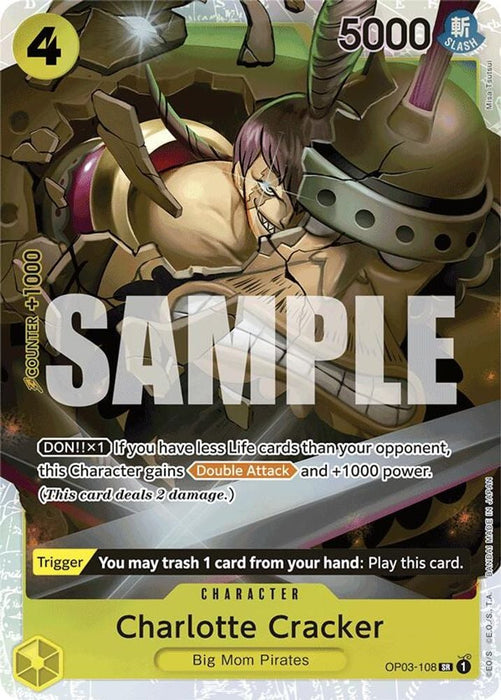 Charlotte Cracker Reprint (#OP03-108) (Premium Booster -The Best-) Near Mint Foil