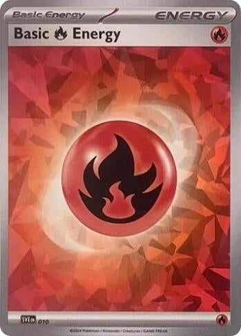 Image for Basic Fire Energy (Cracked Ice Holo) (010) [SVE: Scarlet & Violet Energies] - Pokemon