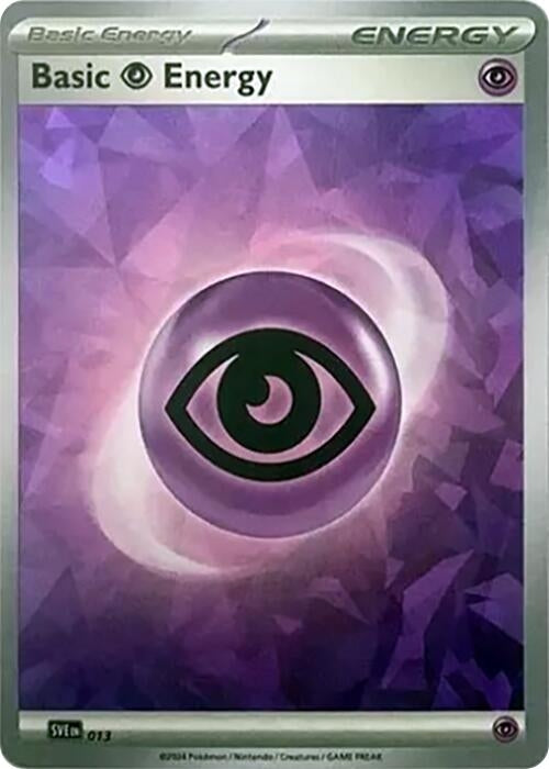 Image for Basic Psychic Energy (Cracked Ice Holo) (013) [SVE: Scarlet & Violet Energies] - Pokemon