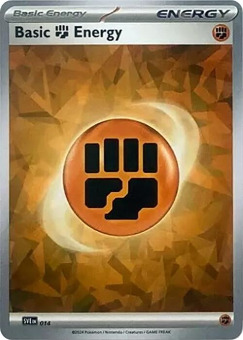 Image for Basic Fighting Energy (Cracked Ice Holo) (014) [SVE: Scarlet & Violet Energies] - Pokemon