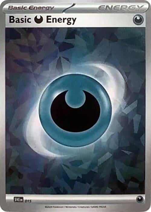 Image for Basic Darkness Energy (Cracked Ice Holo) (015) [SVE: Scarlet & Violet Energies] - Pokemon