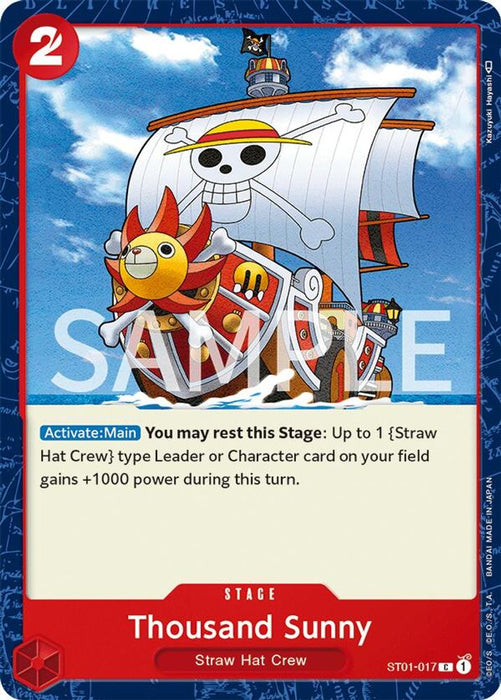 Thousand Sunny (#ST01-017) (Revision Pack Cards) Near Mint