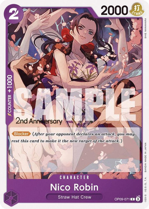 Nico Robin (071) (#OP09-071) (Emperors in the New World: 2nd Anniversary Tournament Cards) Near Mint