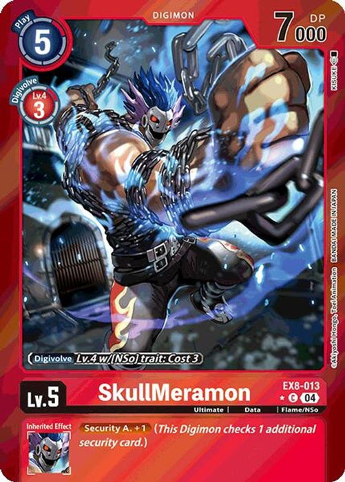 SkullMeramon Limited Foil (#EX8-013 C) (Chain of Liberation) Near Mint Foil