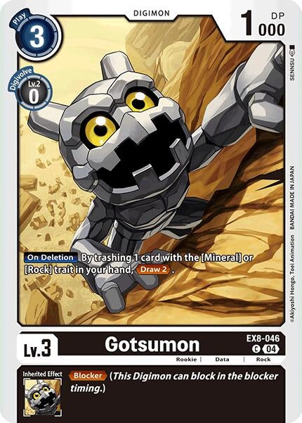 Image for Gotsumon (EX8-046 C) - Digimon Card Game