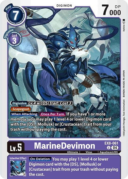 Image for MarineDevimon (EX8-061 U) - Digimon Card Game