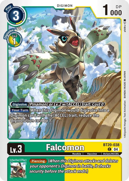 Falcomon (#BT20-038 C) (Release Special Booster 2.5) Near Mint