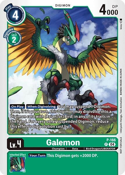 Image for Galemon (Store Tournament 2025 Vol.1 Participation Pack) (P-166 P) - Digimon Card Game