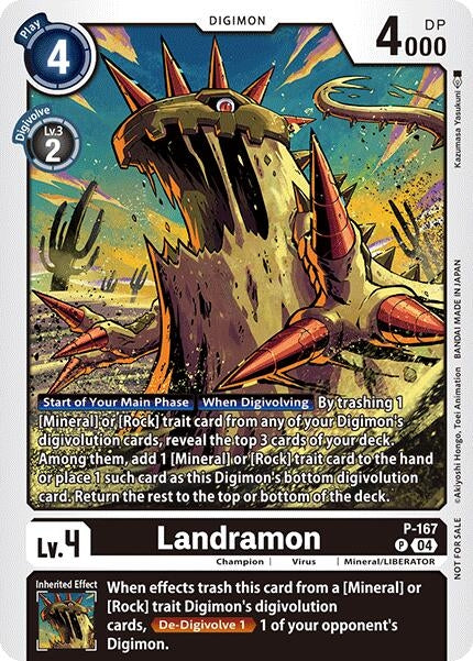 Image for Landramon (Store Tournament 2025 Vol.1 Participation Pack) (P-167 P) - Digimon Card Game