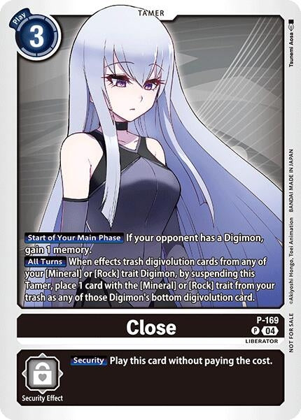Image for Close (Store Tournament 2025 Vol.1 Participation Pack) (P-169 P) - Digimon Card Game