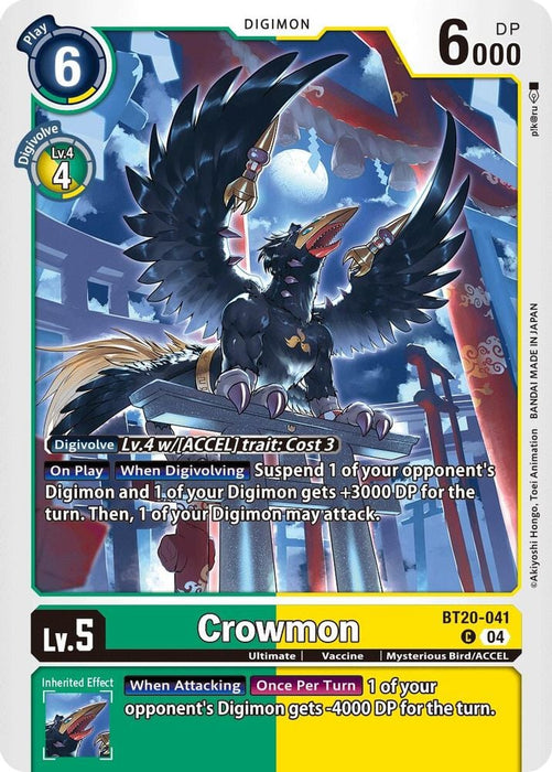 Crowmon (#BT20-041 C) (Release Special Booster 2.5) Near Mint